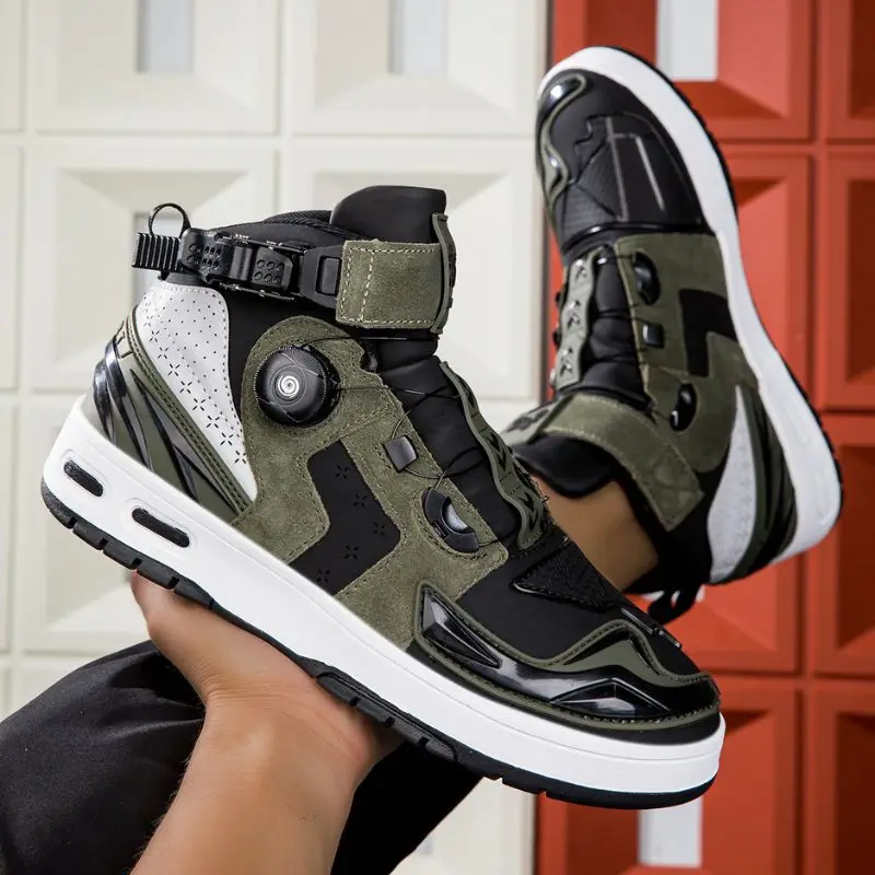 Breathable Motorcycle Boots Shoes for Men Women Biker Casual Men's Sneakers Microfiber Motocross Supplies motorcycle shoes motorcycle boots mens shoes