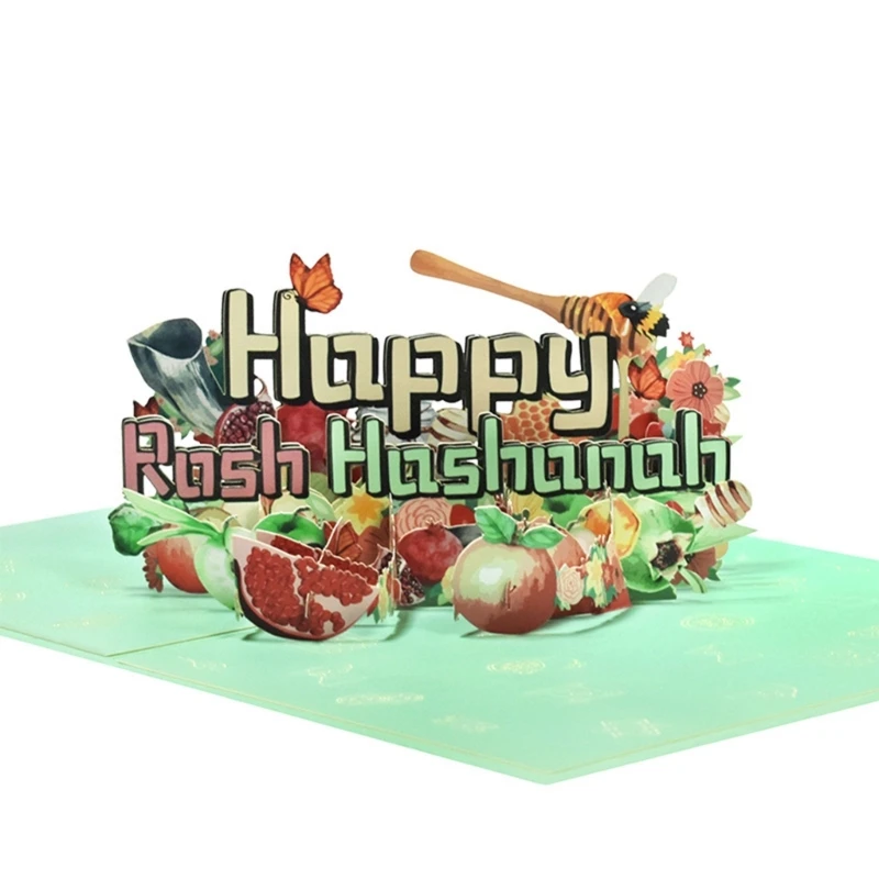 

HappyRosh Hashanah Поздравительные открытки Еврейский новогодний подарок Религиозные еврейские Shanah Tova Подарочные карты для