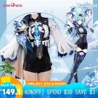 In Stock UWOWO Eula Cosplay Hot Game Genshin Impact Eula Costume Lawrence Spin-Drift Knight Halloween Christmas Costume 1