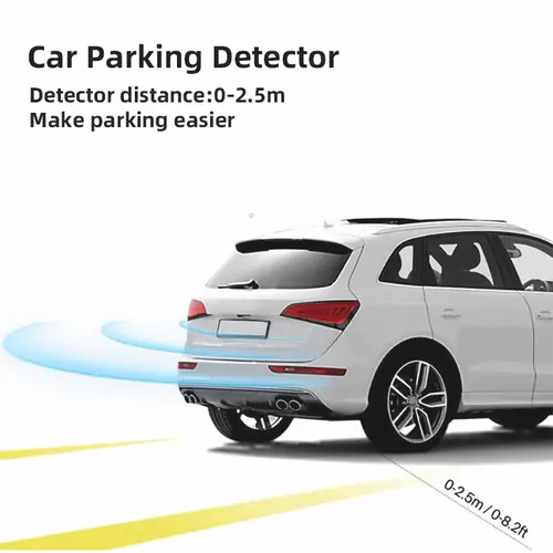 Car LED Parking Sensor Kit with 4 Radar Accurate Digital Display of Obstacle Distance Alarm Parktronic Kit Suitable For Most Car - Image 5