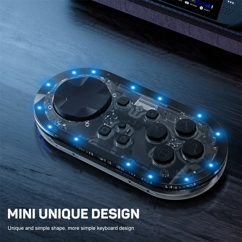 Mini Ks54 Joystick Bluetooth Per Switch Pro Gamepad Metal Rocker Crystal Key Joypad Per Switch Oled Handle Controller Di Gioco