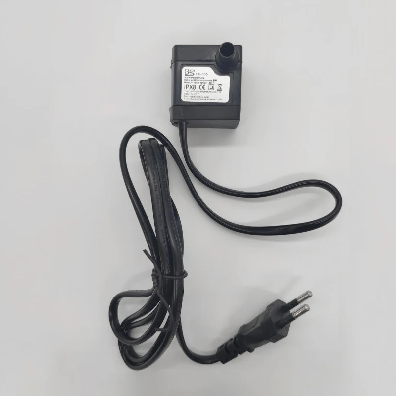 1pcs AC 220V 3W EU Plug Submersible Water Pump Aquarium Fountain Air Fish Pond Tank 2