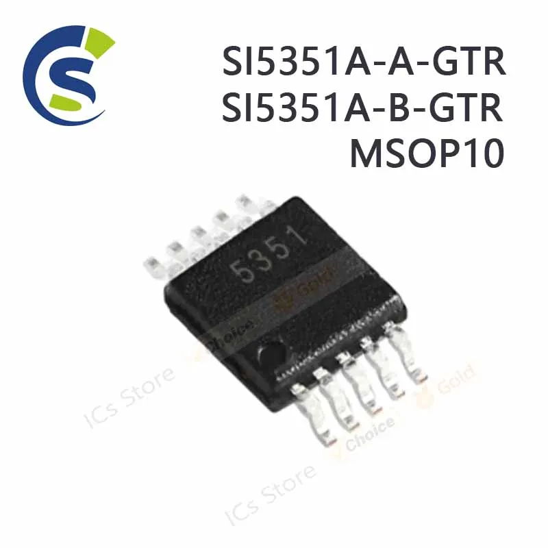 1 PIÈCES SI5351A MSOP-10 SI5351 MSOP10 SI5351A-B-GTR MSOP 5351 SMD SI5351A-B-GT 502 1 PIÈCES SI5351A MSOP-10 SI5351 MSOP10 SI5351A-B-GTR MSOP 5351 SMD SI5351A-B-GT 502