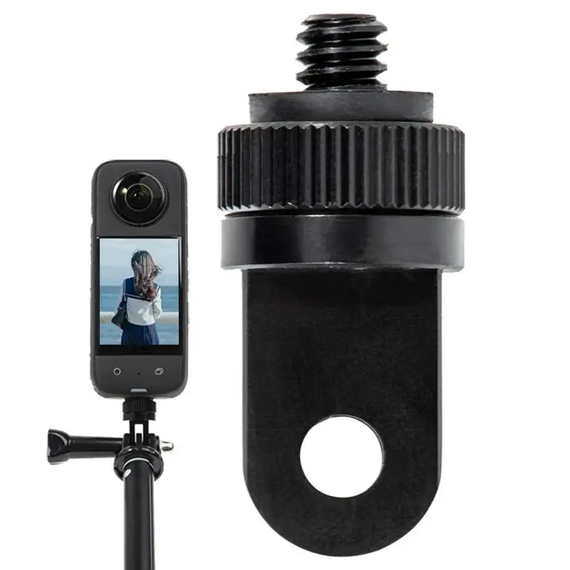 1/4 inch Screw Tripod Adapter 360 Rotating Mount Holder for GoPro 11 10 9 Insta-360 One X2 X3 Action 3 Camera Accessory