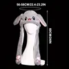 Women's Cute Beanies Hat Animal Rabbit Ears Glowing Moving Short Plush Warm Skullies Cap Autumn Winter Outdoor Travel Casual Hat 6