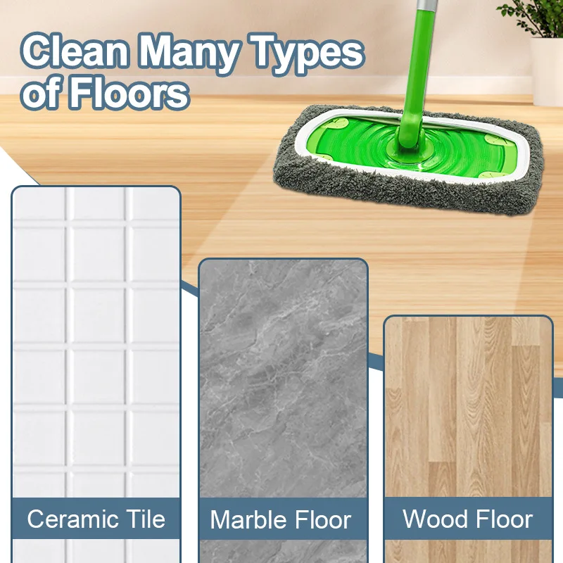 Adapted to Swiffer Sweeper ultra-fine fiber flat mop replacement pad, dry and wet dual-purpose mop accessories