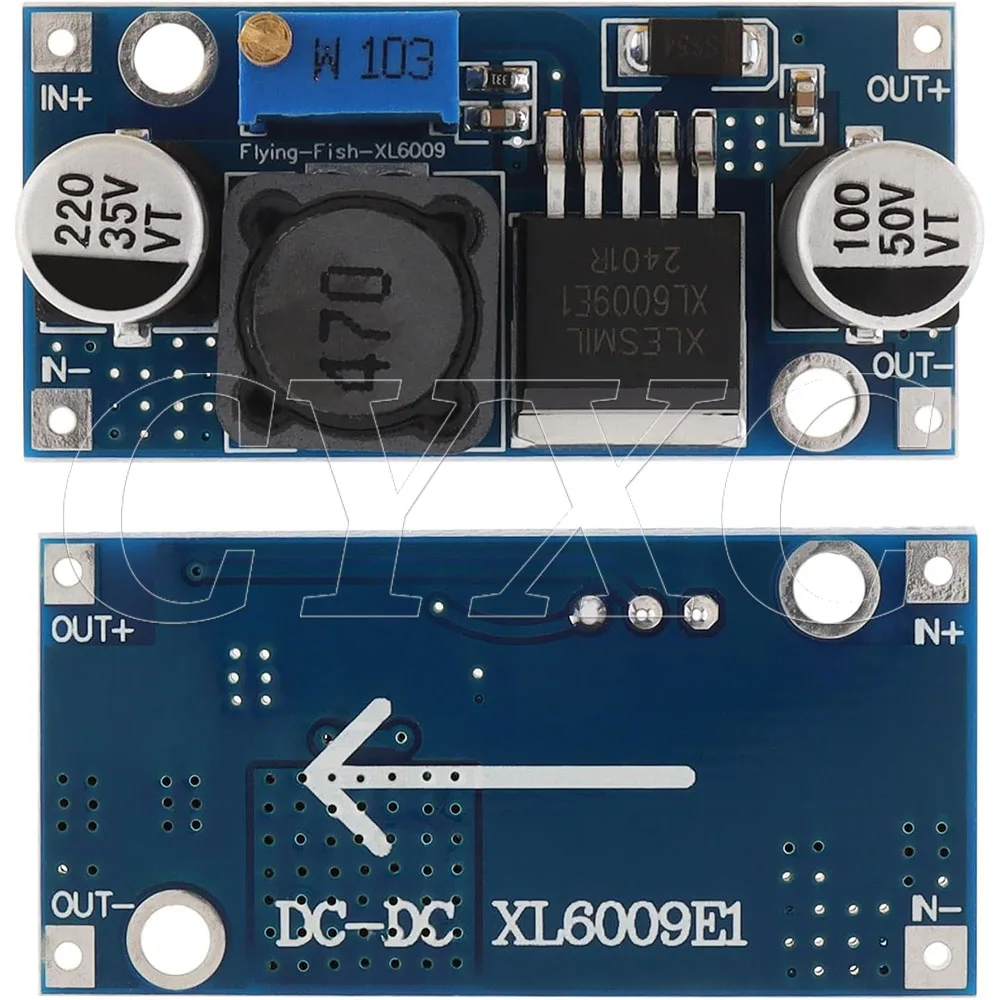 1-20PCS XL6009 4A Boost Converter Step Up Adjustable 15W 5-32V to 5-50V DC-DC Power Supply Module LM2577 Step-up Module 2