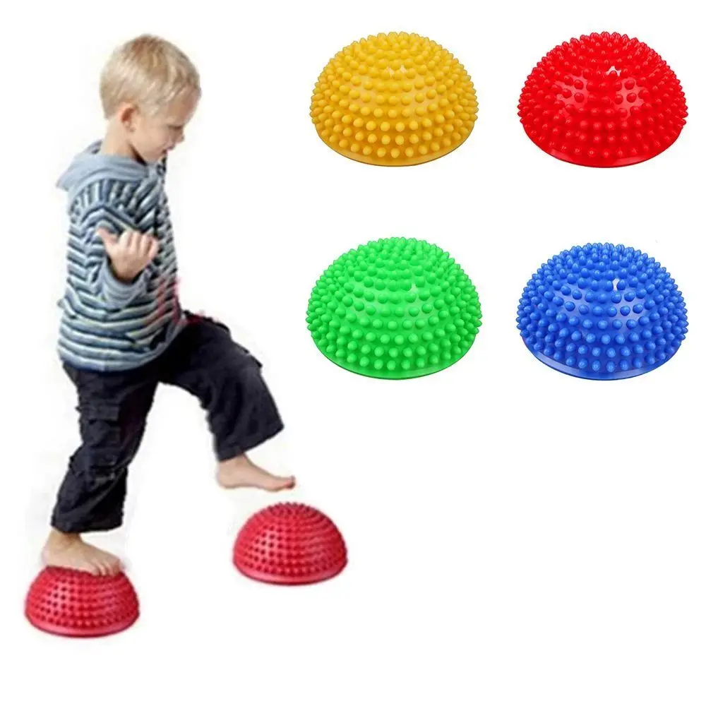 

Pvc Durian Ball Children's Sensory Training Equipment Yoga Balance Fitness Half Round Ball Sole Massage Pad Tactile Ball