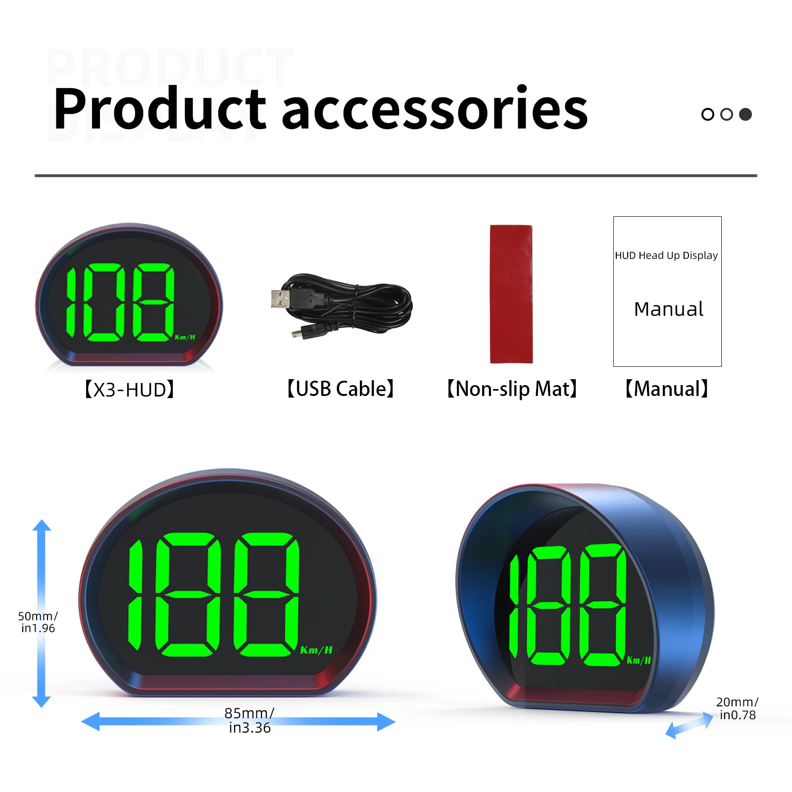 AD NEW X3   ÷ GPS HUD  ӵ  ڵ  ÷  ÷  Ʈ ū ۲ KMH ڵ ׼