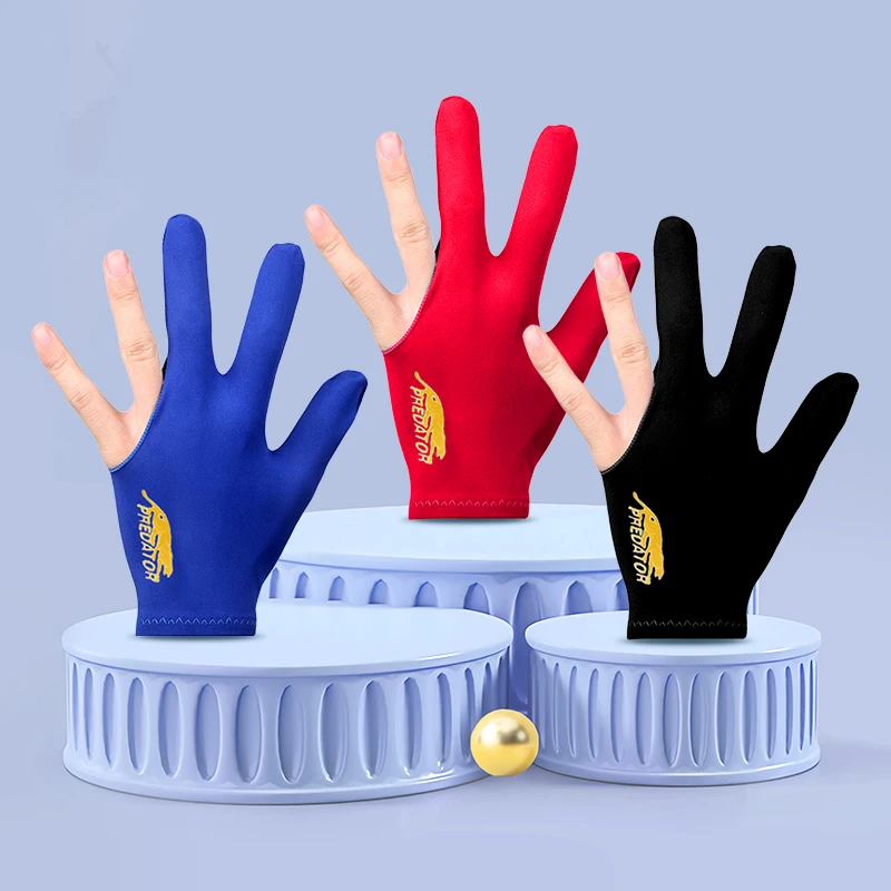 Three Fingers Snooker Billiard Cue Glove Non-slip Billiard Gloves For Beginners Practice 1PC billiard gloves