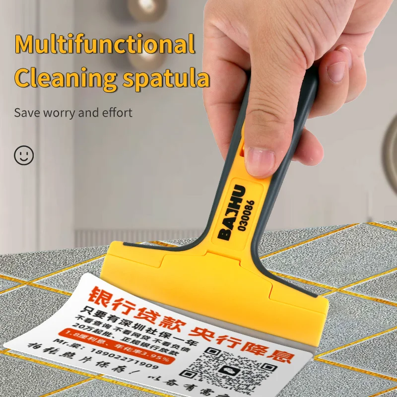 100mm Cleaning Shovel Cutter Portable Cleaning Knife Glass Floor Tiles Scraper Blade Seam Removal Household Kitchen Hand Tool 6