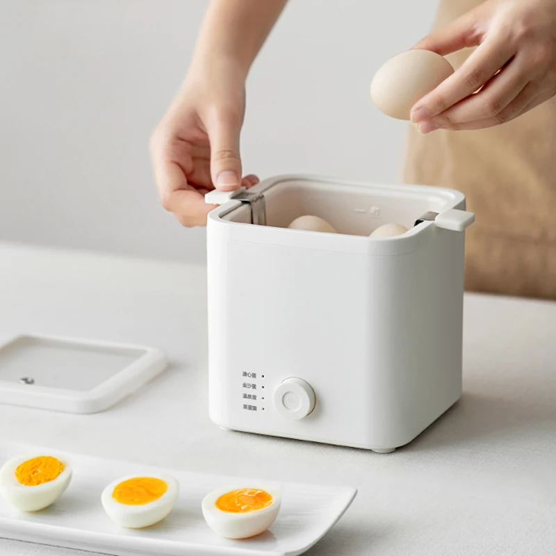 

4 Eggs Boiler Multicooker Electric Egg Cooker Steamer Breakfast Machine Steamed Egg Custard Cooking Tools Kitchen Utensil 220V