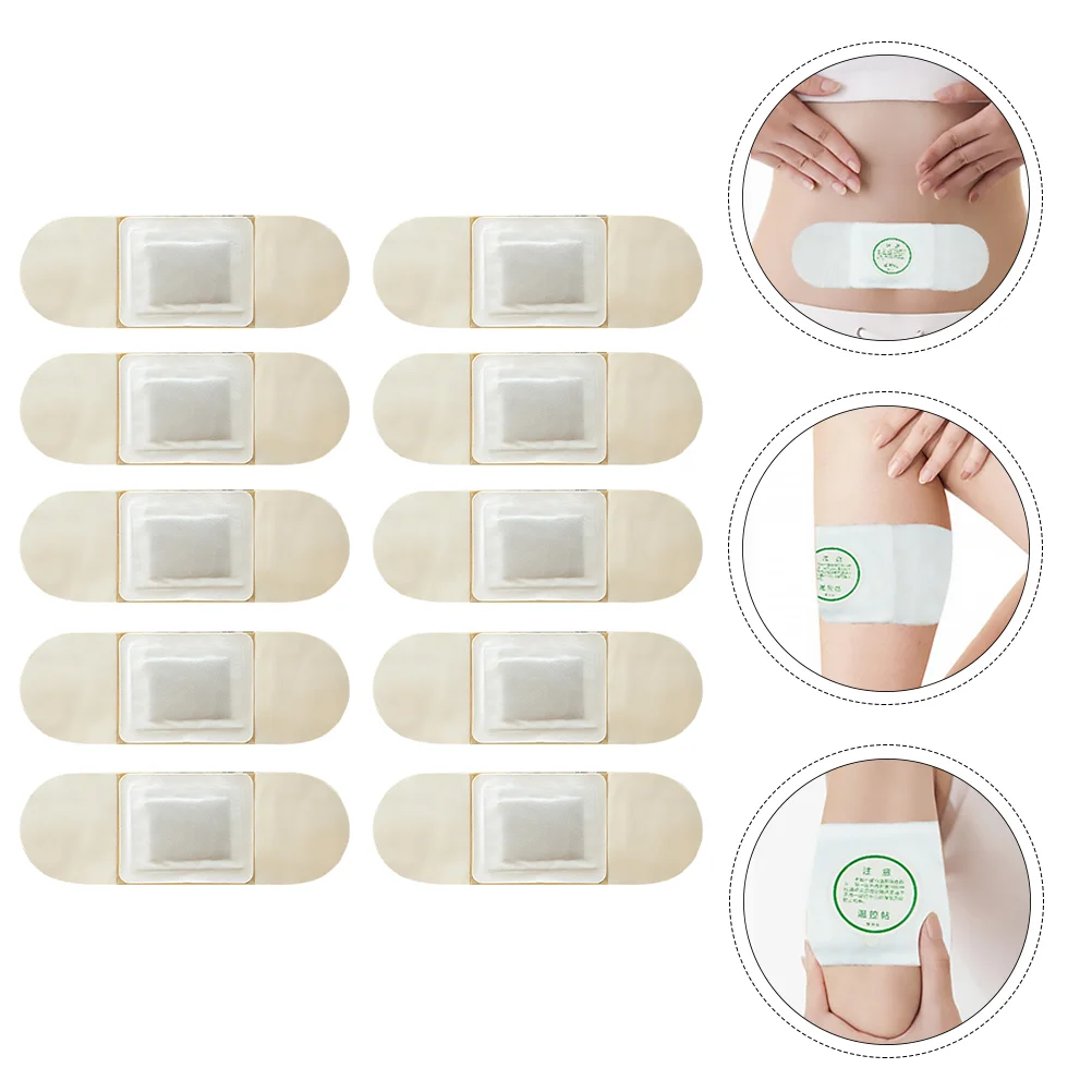 

10 PCS Moxibustion Paste Plaster Medical Patch Mini Health Body Healthy Stickers Portable