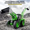 1:14 HUINA 1579 Remote Control Truck Excavator 9CH Loader Two-way Forklift Sound Light Simulation Engineering Car Model Kids Toy 5