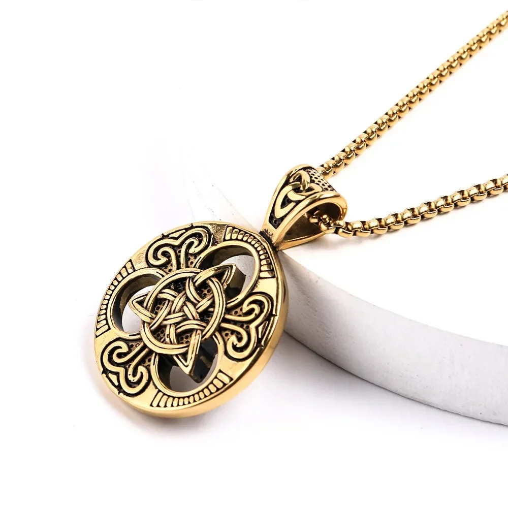 

CHUANGCHENG Nordic Peronalized Jewelry 316 Tainle Teel Pendant Men' Necklace Chains
