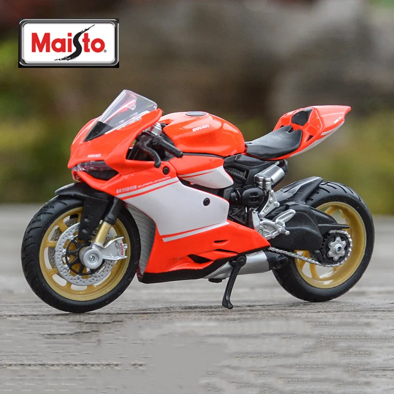 

Maisto 1:18 DUCATI 1199 Superleggra Alloy Motorcycle Model Simulation Diecast Metal Street Motorcycle Model Childrens Toys Gifts