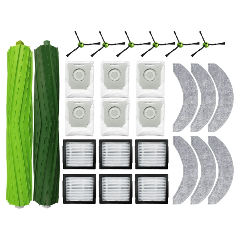 

Насадка на швабру для пылесоса Irobot Roomba, фильтр НЕРА с роликами, тряпка, мешок для сбора пыли, запчасти для робота J7