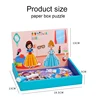Children Puzzle Writing Magnetic Drawing Board Toys Paper / Wooden Parent Child Learning Early Education Interactive Toy TMZ 3