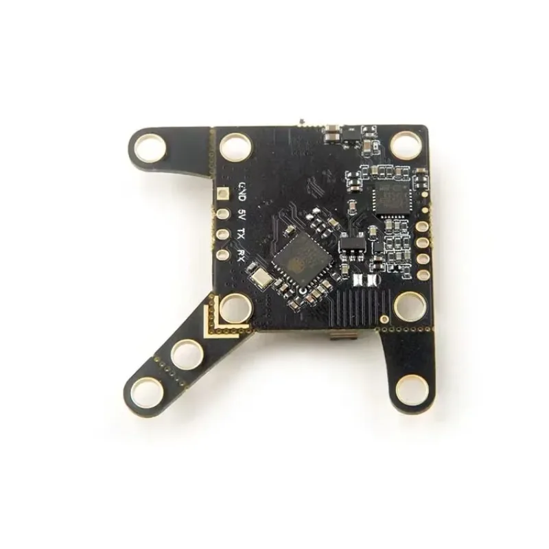 Antennes et câbles du module FPV 2-en-1 Happymodel Fyujon V2 ELRS + VTX 5.8GHz pour Drone FPV, vue de dessus.