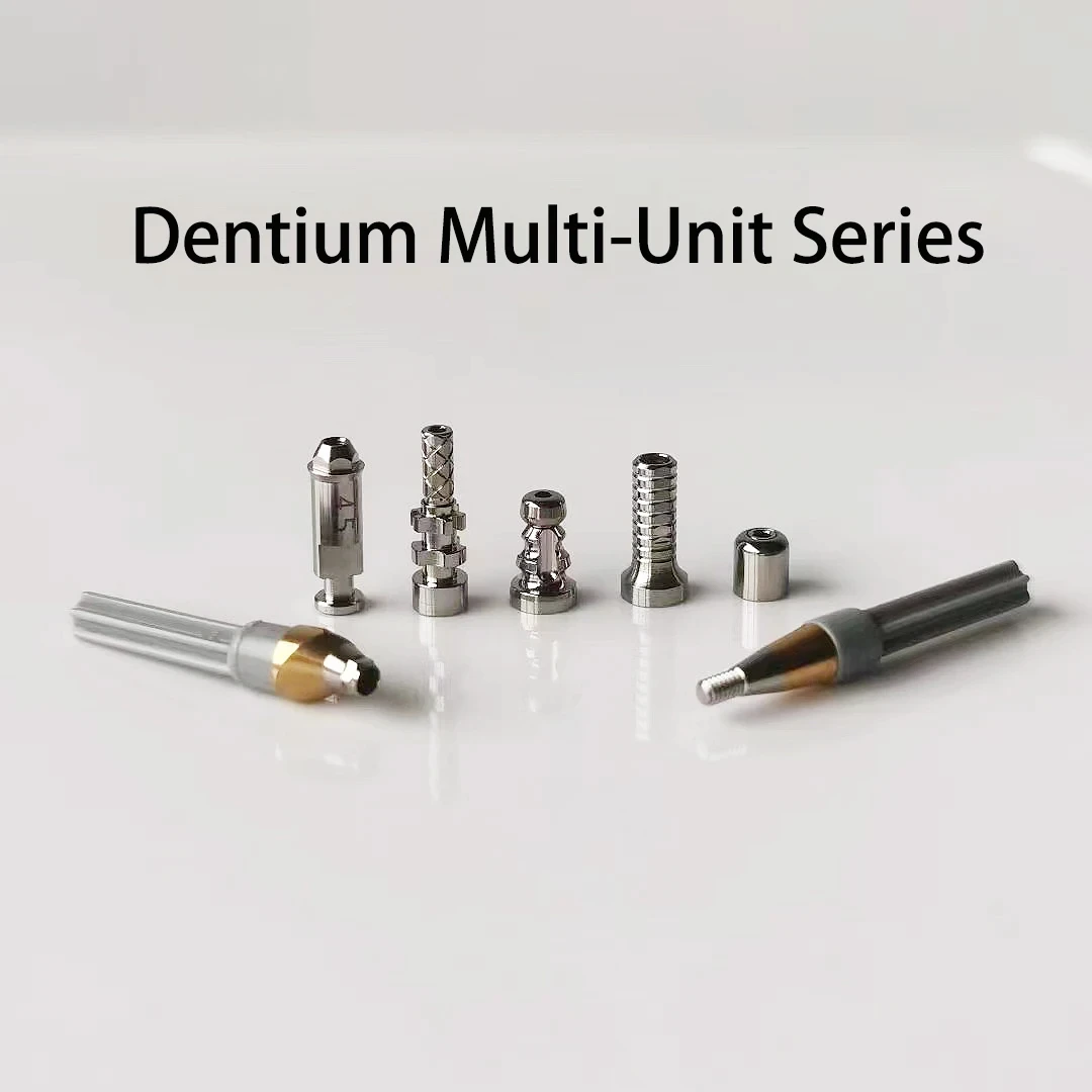 

For 4.5 Dentium Multi-unit Series Implant Accessories Impression Coping Analog Straight multi-unit Abutment Temporary