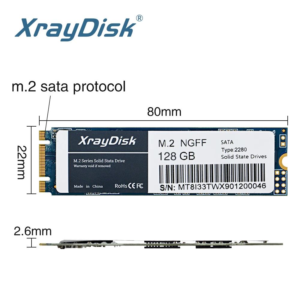 Рисунок 4 - XrayDisk M.2 Sata3 Ssd 120 ГБ 128