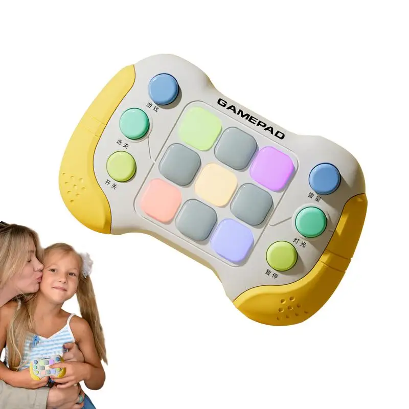 

Fast Push Game Electronic Fast Press Game With 4 Modes Colorful Fidget Toy For Fine Motor Skills Battery Powered Toy For Kids