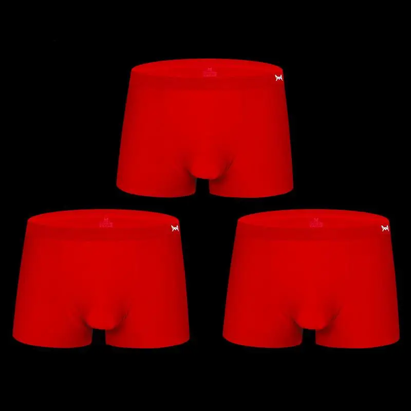 boxer pants MiiOW 3pcs Ice Silk Underwear Men Seamless Boxers Shorts Graphene Antibacterial Breathable Boxers Underpants Soild Men's Panties designer boxer shorts Boxers
