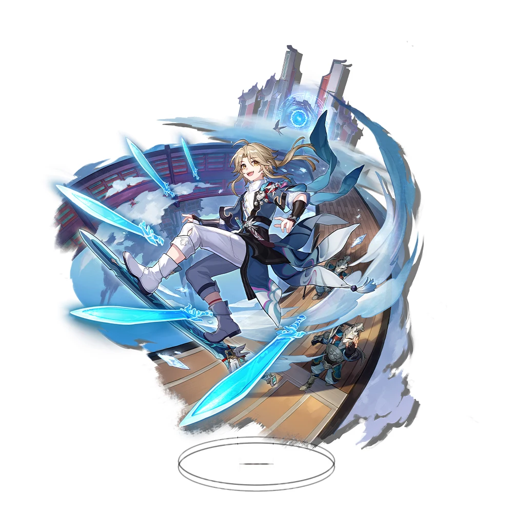 Honkai: Star Rail March 7th Acrylic Stand – Anime Fan Collectible and Cosplay Gift Keychain