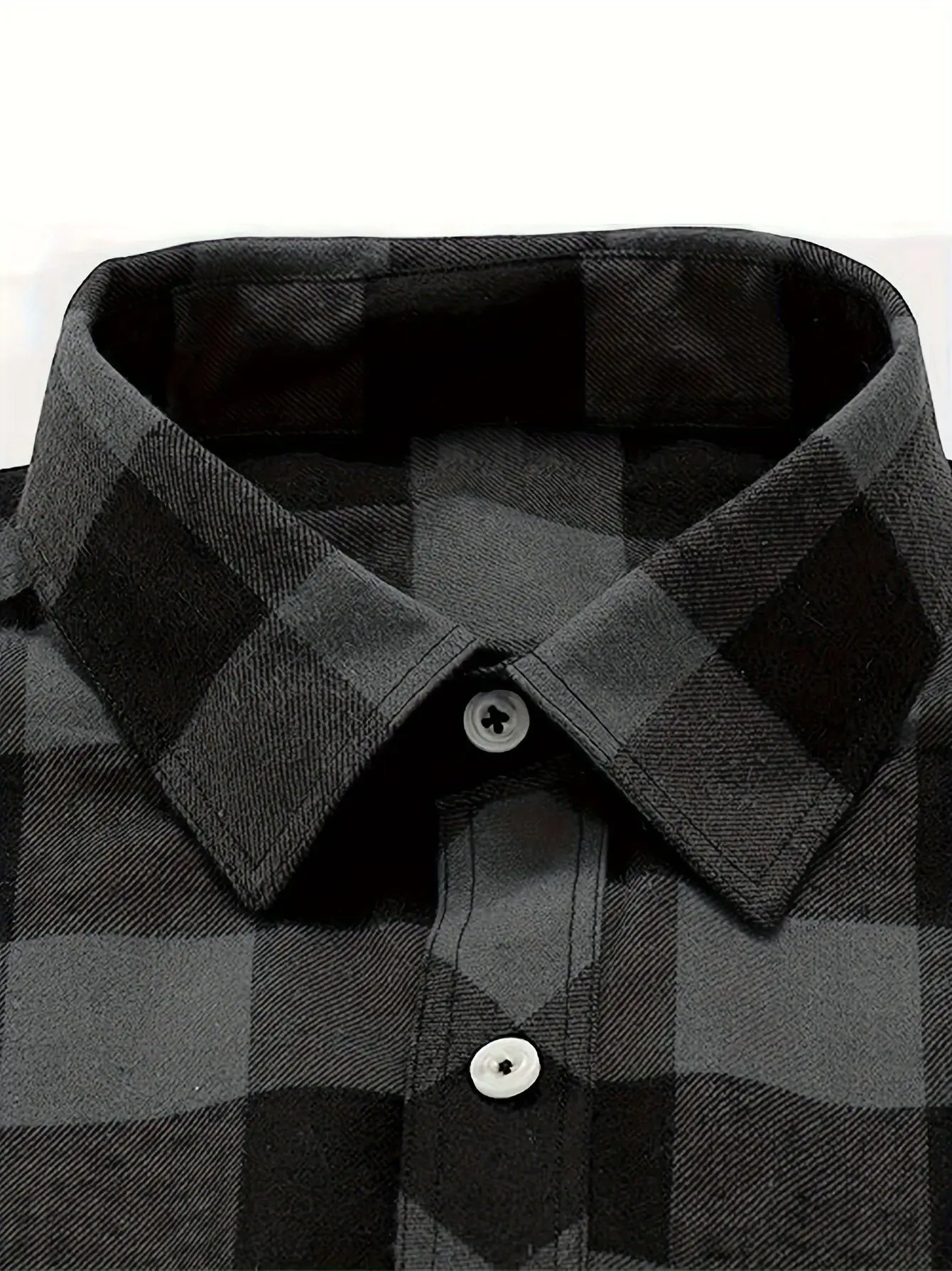 قميص رجالي كاروهات للربيع والخريف بأكمام طويلة من الفلانيل، قميص عصري من مزيج القطن، قميص كاجوال للشارع والأنشطة الخارجية