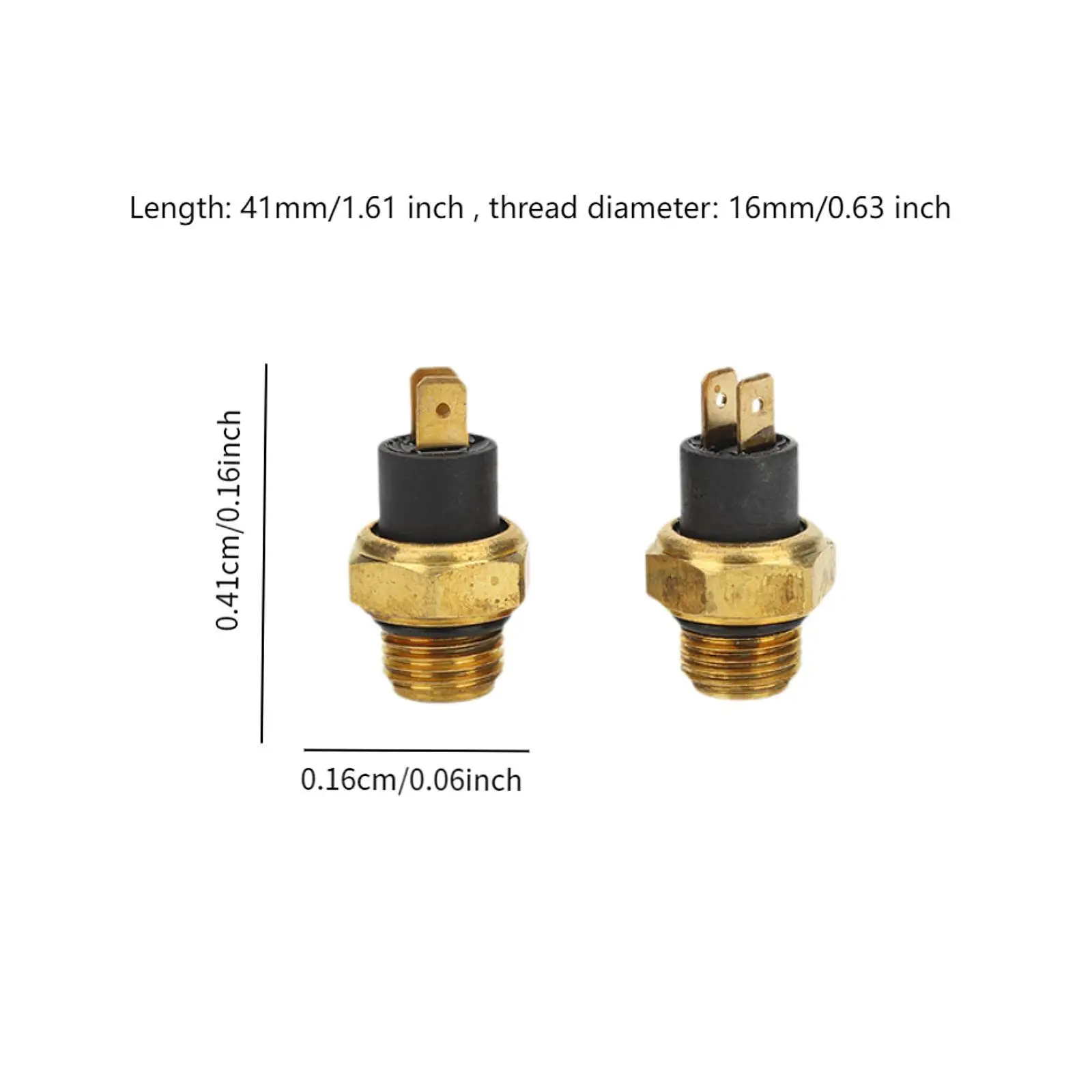 2x 65°C Cooling Fan Thermo Switch Directly Replace Water Temperature Transducer 2x 65°C Cooling Fan Thermo Switch Directly Replace Water Temperature Transducer