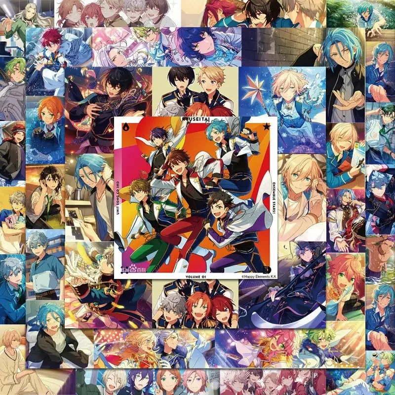Ensemble Stars Sticker Anime Waterproof Sticker 70 Piece Cut Student Stationery Children School Lovely Supplies Akehoshi Subaru