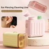 240/180pcs Disposable Earrings Hole Cleaner Set Pierced Ear Cleaning Line Cleaning Water Ear Hole Aftercare Tools Kit 4