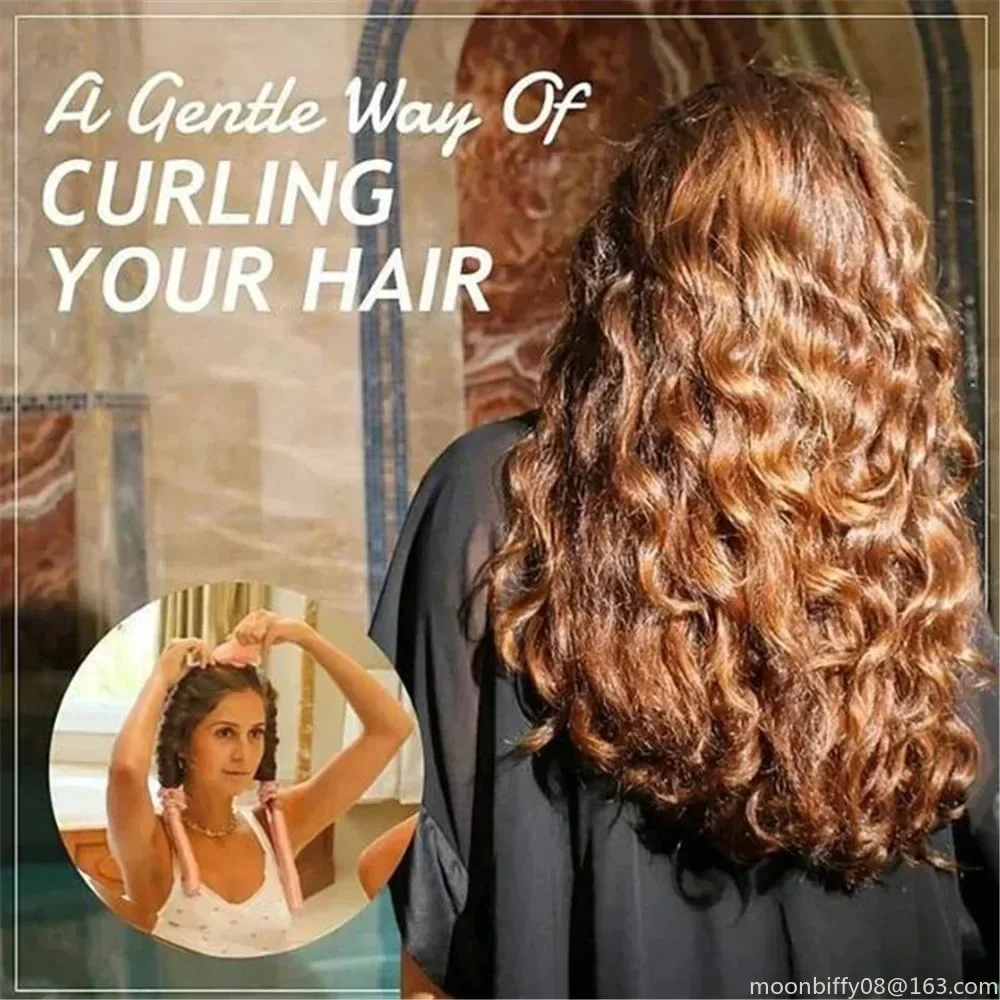 EVA Sponge Curl Stick Hair Ring Hairpin Hairdressing Tool Sleep At Night Hair Setting Curler No Need Heat Hairs Curler
