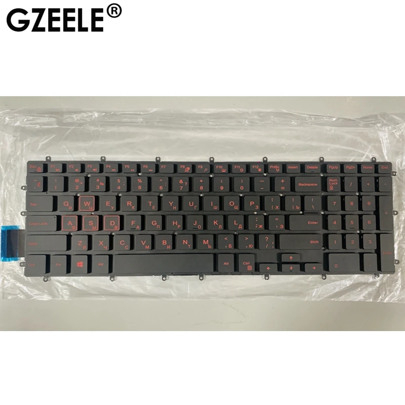 Tastiera Russa Retroilluminata Per Dell Inspiron 15 Gaming 7566 7567 5570 5770 5775 5575 7570 7577 Ru Tastiera Per Laptop