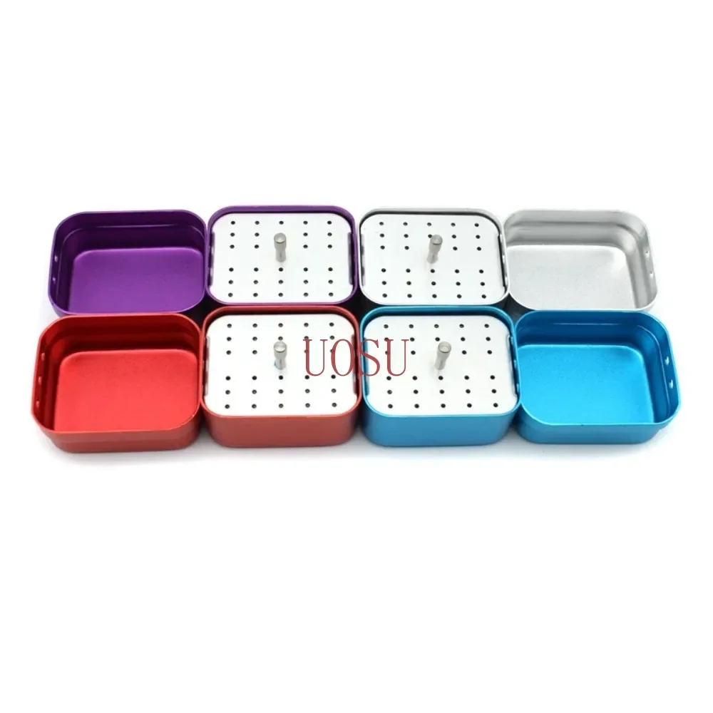 

30 Holes Dental Disinfection Endo Files& Hight speed burl Holder Box Autoclave Sterilizer Case Burs For Oral Care Tools Supplies