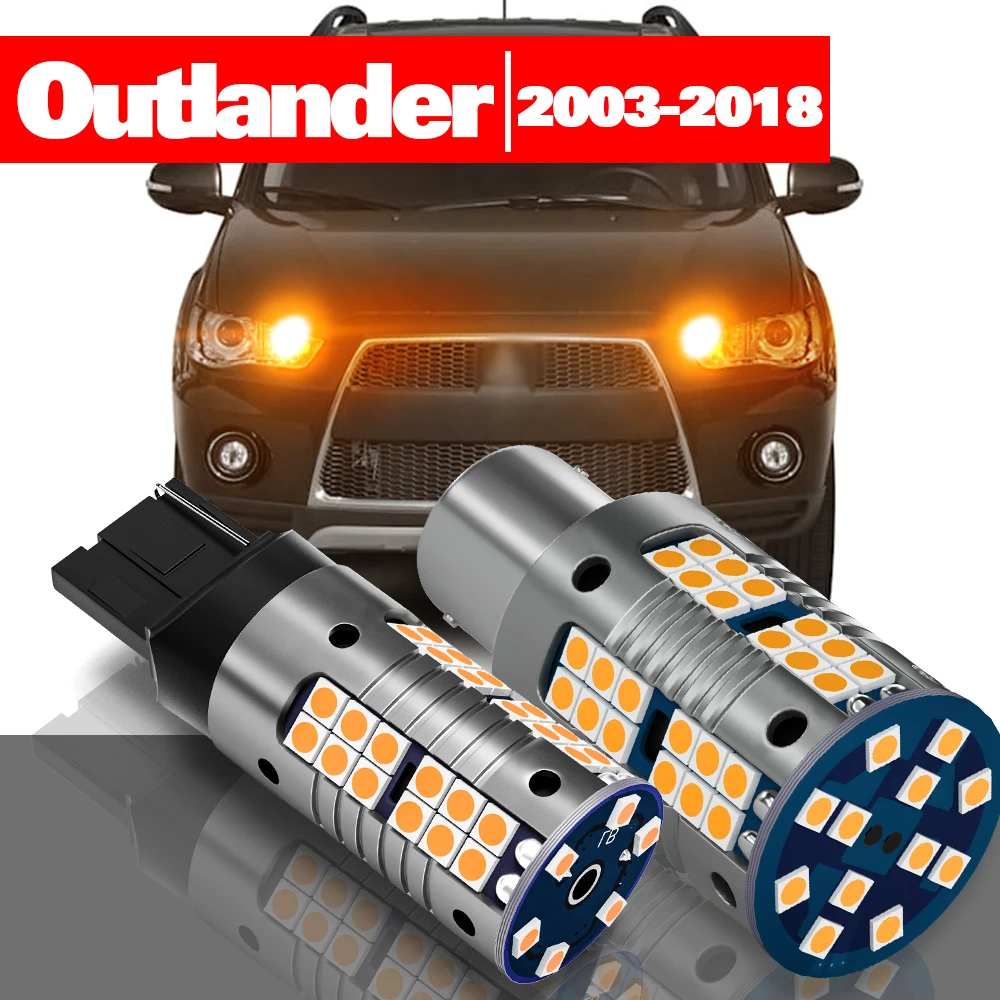 

For Mitsubishi Outlander 1 2 3 2003-2018 2pcs LED Turn Signal Light Accessories 2009 2010 2011 2012 2013 2014 2015 2016 2017