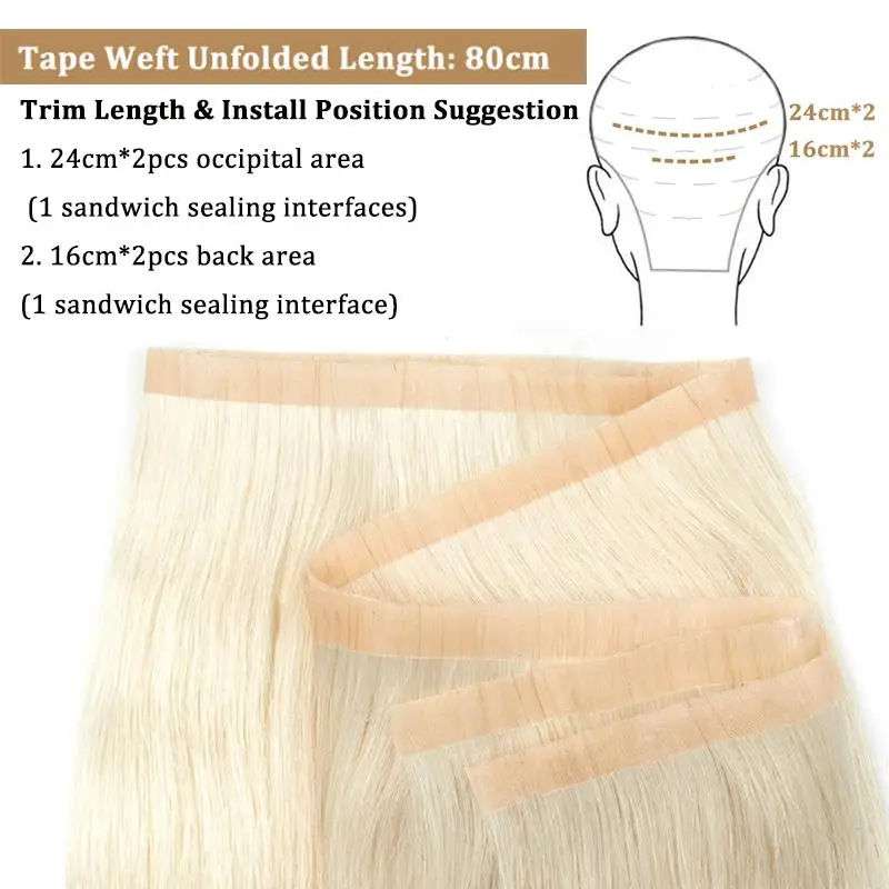 Long Weft Tape Bundles PU Skin Weft Tape in Human Extensions No Glue Natural Human Hair 40-50G 12-20inch 80cm human hair extensions hair extensions