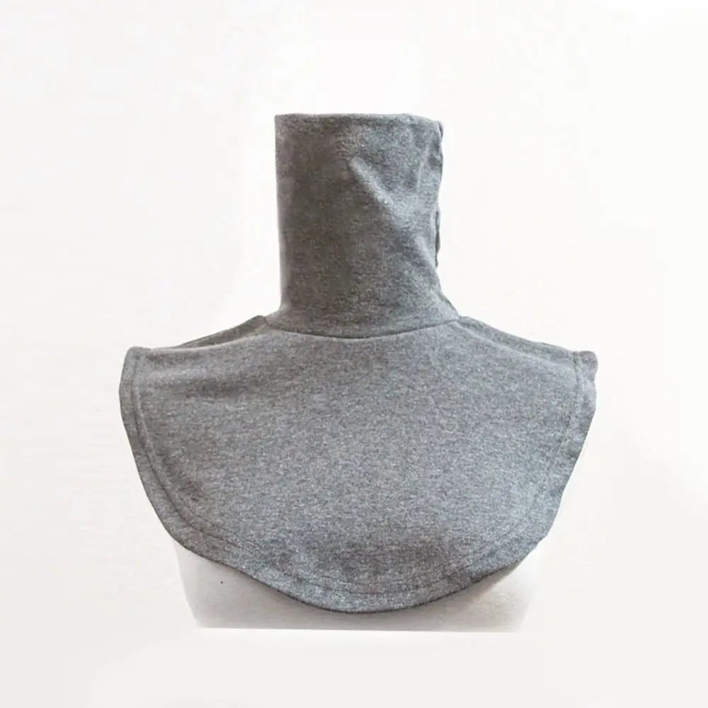 Mehrfarbiger Baumwoll-Rollkragen, gefälschter Kragen, islamische Hijab-Erweiterungen, Kragen, einfarbig, Halsbedeckung, halbes Oberteil, falscher Hemdkragen – Detail 6