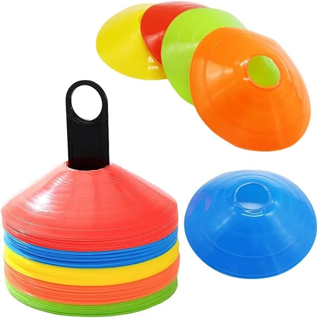 10Pcs Soccer Disc Cone Set - Agility Training Accessories