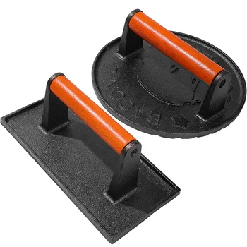 Cast Iron Grill Press 1