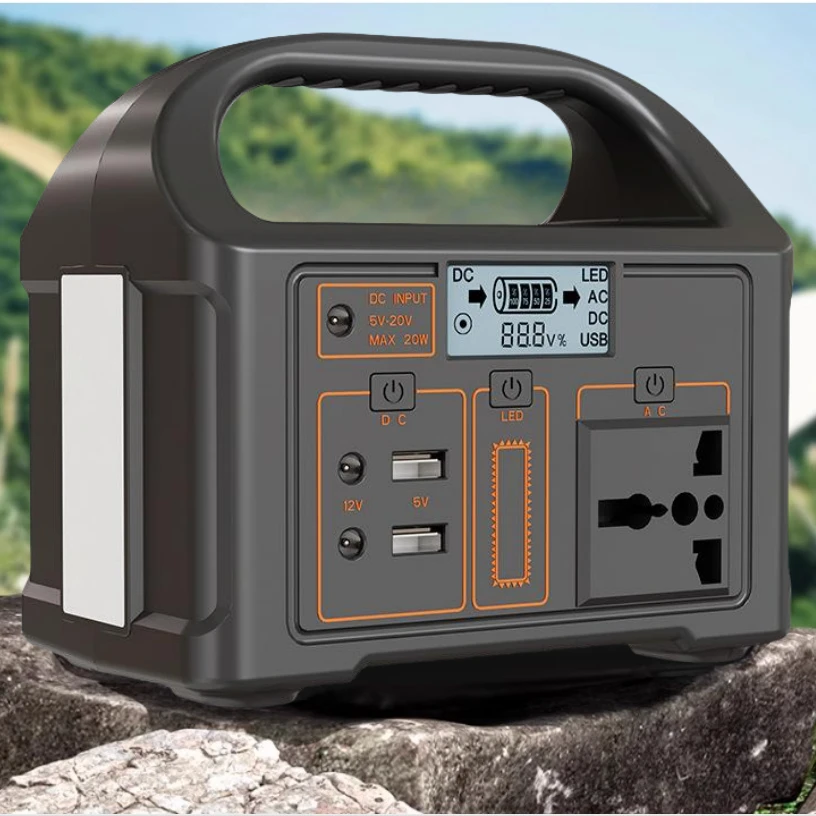 

Portable Power Station 100w 110v/200v Solar Powerstation LiFePO4 Battery 78.6wh Outdoor Camping Ultralight Power Supply Station