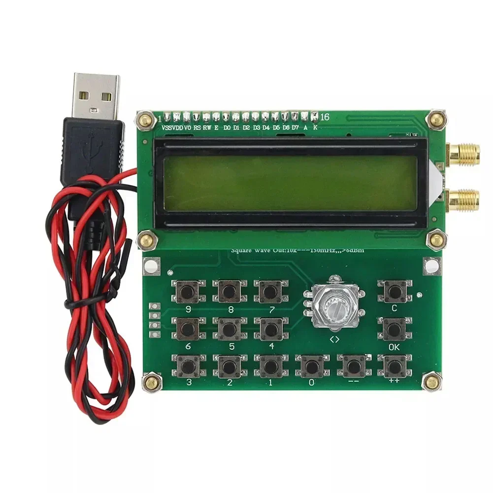 Green Si5351 2VFO 150 Signal Generator with 60mA Supply Current 2 CH Signal Source VFO 5351A V1 03 Square Wave signal generator