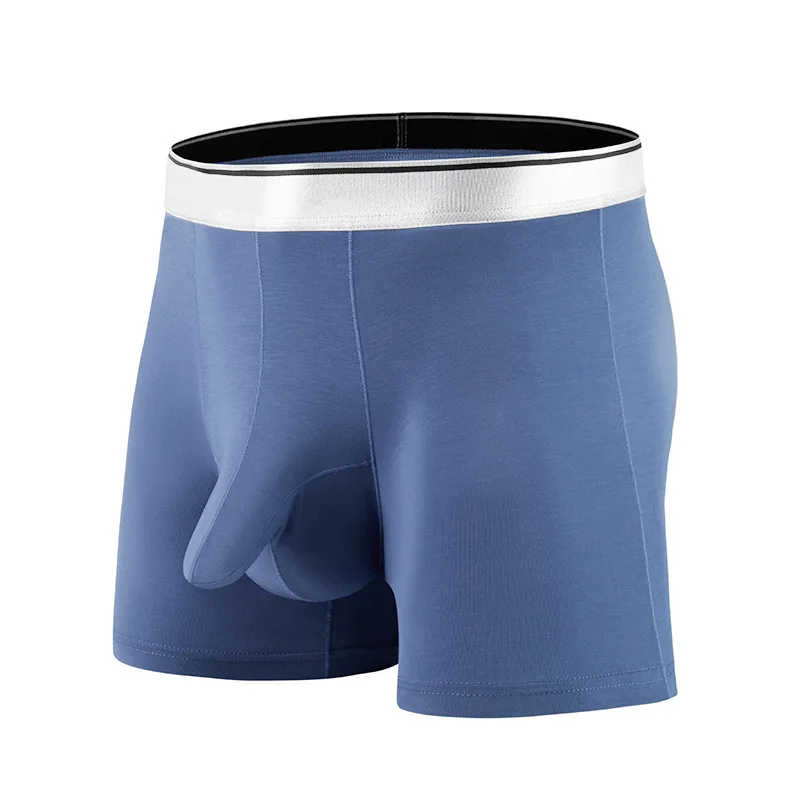 

Men's Underwear Big Pouch Lingerie Modal Soft Breathable Boxers Men's Plus Size Sports Briefs Bullet Separation Boxer Shorts