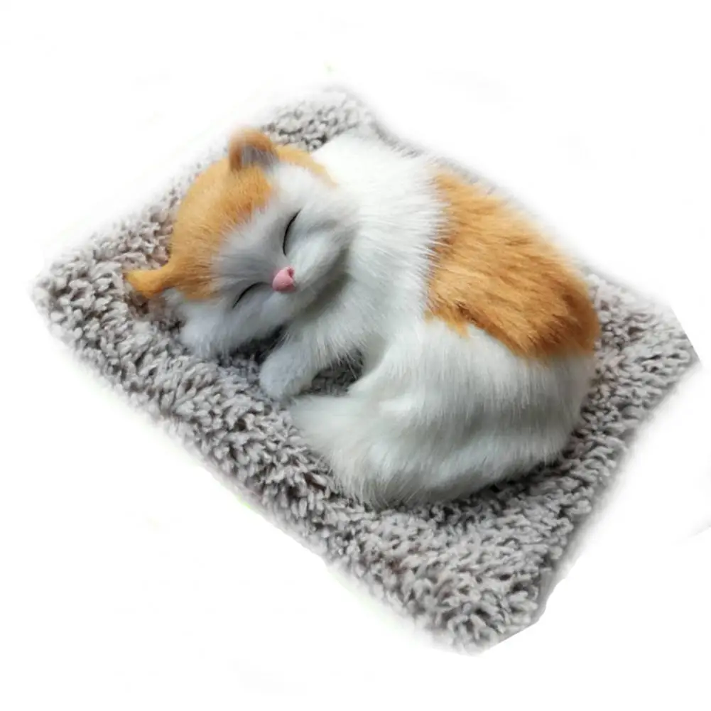 

Durable Display Mold Sleeping Cat Design Gift Figure Model Kids Gift Cat Model