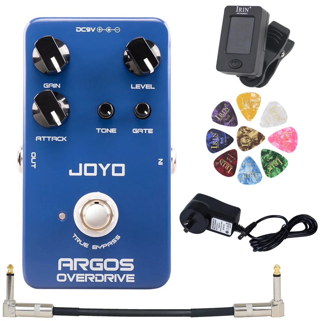

JOYO/IRIN ARGOS OVERDRIVE Pedal Built-in Noise Gate True Bypass Guitar Effect Pedal Processor Classic BBD Vintage Delay Effect
