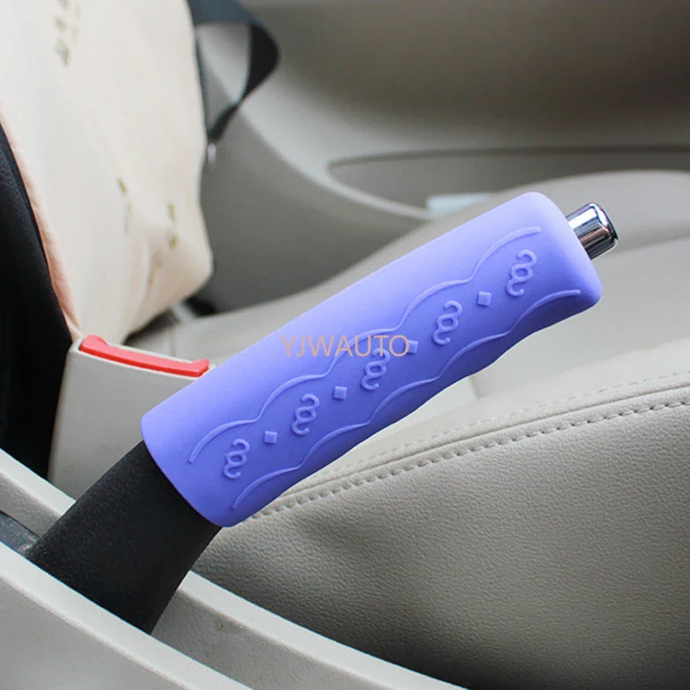 Car Hand Brake Cover Automotor Universal Handbrake Sleeve Silicone Gel Cover Anti-slip Hand Brake Sleeve hand brake cover