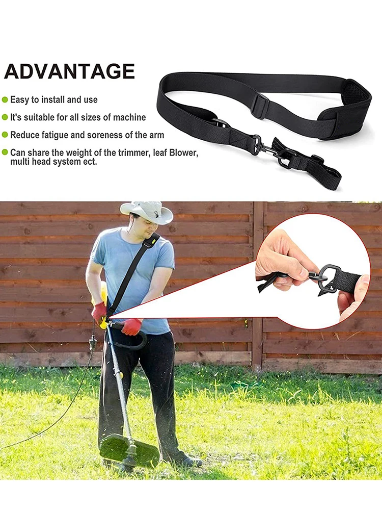 Universal Weeder Trimmer Shoulder Strap Garden Yard Lawn Mower Grass Brush Cutter Belt Garden Power Tool Accessories