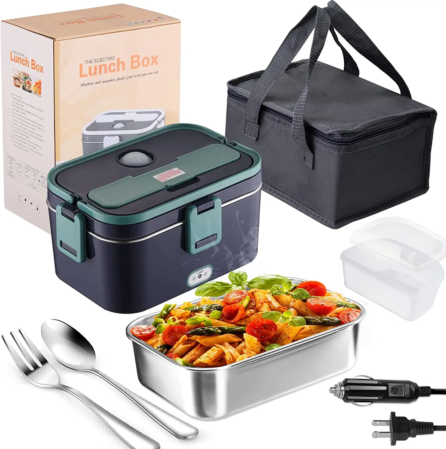 Portable Electric Lunch Box Food  Electric Heating Lunch Box Food - 1.8l  Electric - Aliexpress