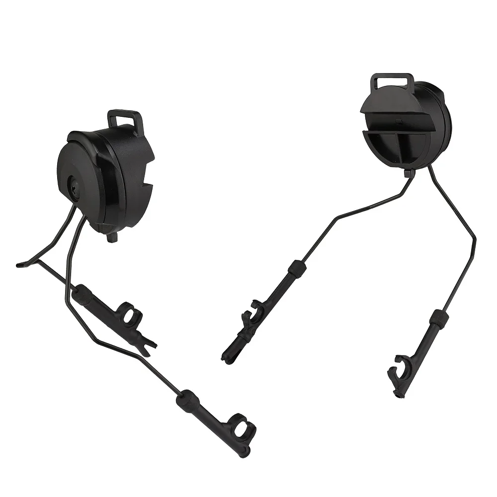 Tactical Headset Bracket Fast Ops Core Helmet ARC Rail Adapter Set Comtac II Series Military Noise Cancelling Headset