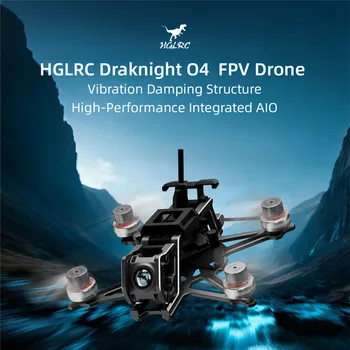HGLRC Draknight O4 - Drone FPV Quadricottero Toothpick da 2 Pollici